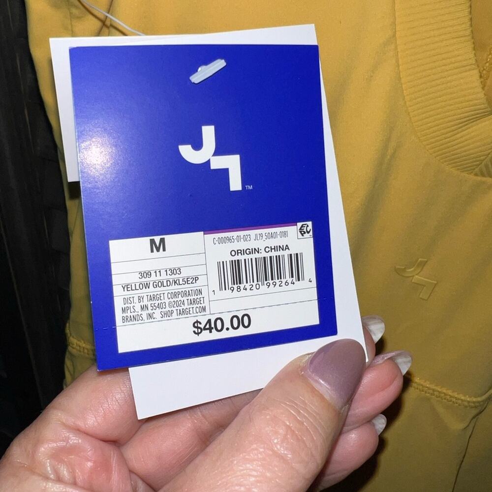 NWT JoyLab Yellow Tennis Dress Open Back Active Dress Size M - Picture 12 of 16